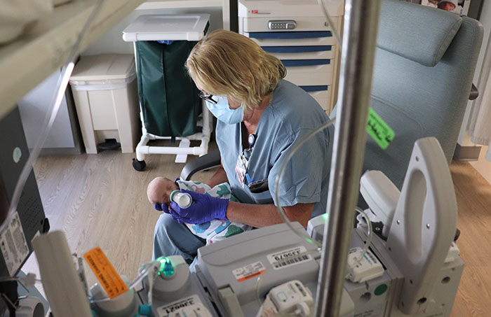 The Moore Neonatal Intensive Care Unit at Chester County Hospital in West Chester, PA.